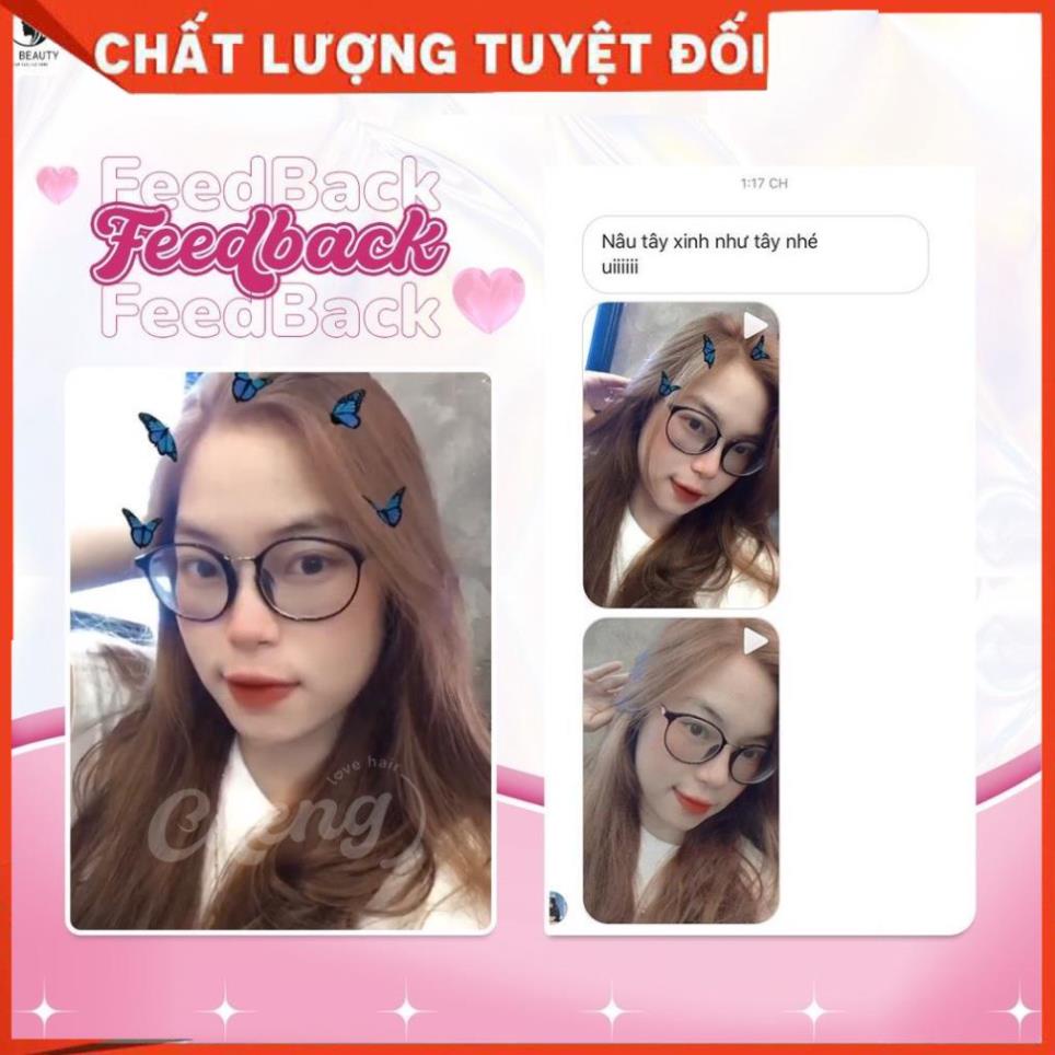 Thuốc nhuộm tóc Nâu tây kèm bộ dụng cụ nhuộm tóc