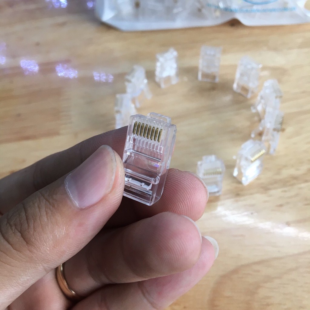 Hạt mạng RJ45 Golden Japan nhân đồng chất lượng tốt