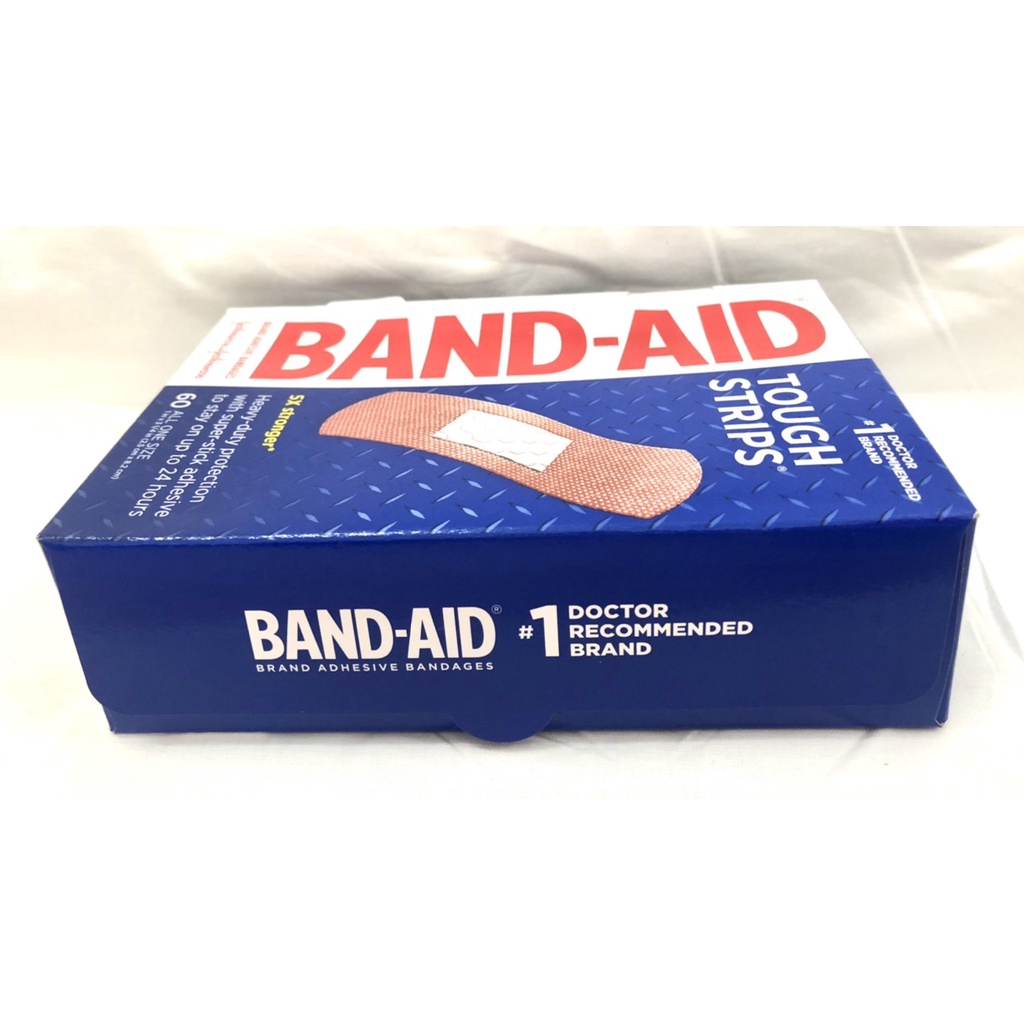 BĂNG CÁ NHÂN BAND-AID TOUGH STRIPS Siêu dính - 60 M