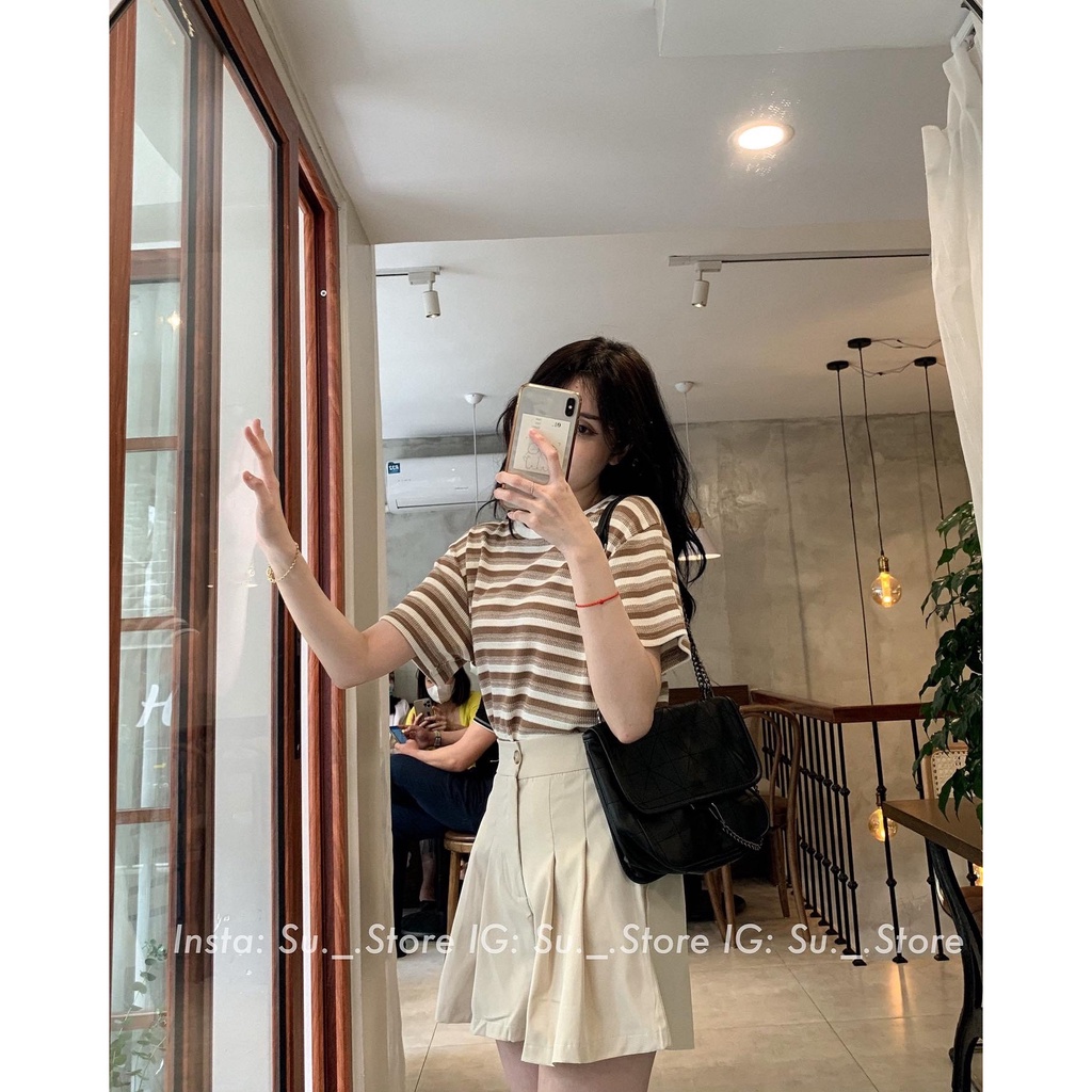 Áo thun kẻ ngang cộc tay A2236 SUSTORE