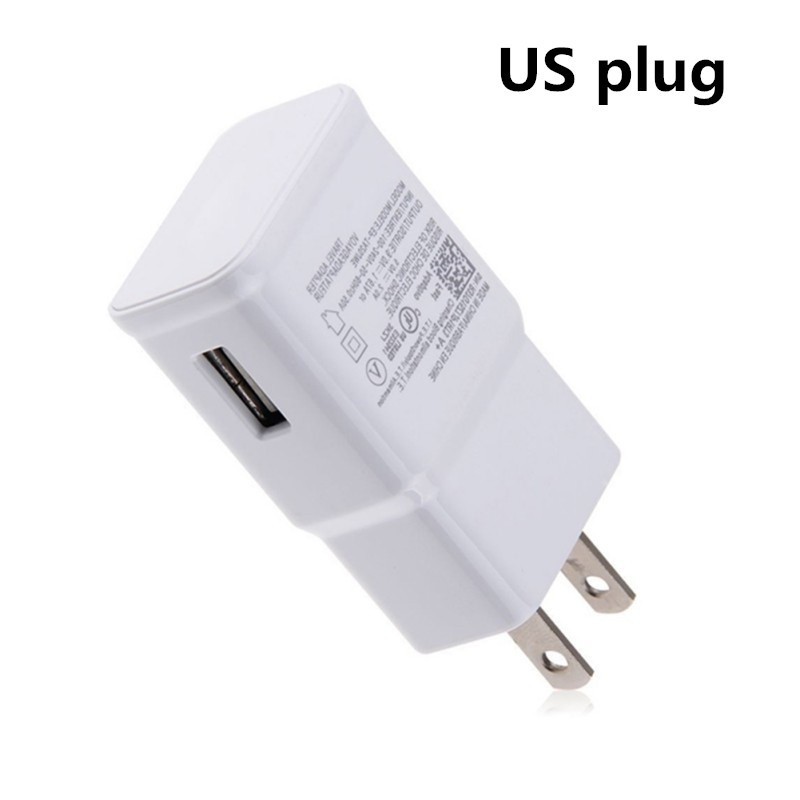 Cốc cắm sạc nhanh + cáp sạc USB cho iPhone Android Type-c cổng US EU