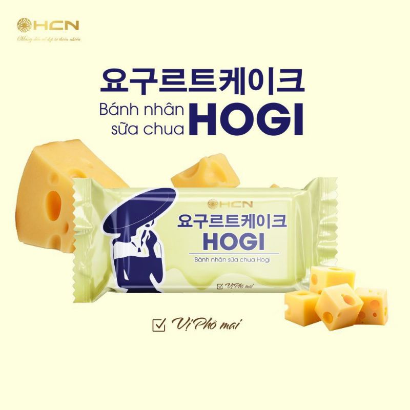 Thùng 1 kg Bánh Sữa Chua Xốp mix 3 vị HOGI