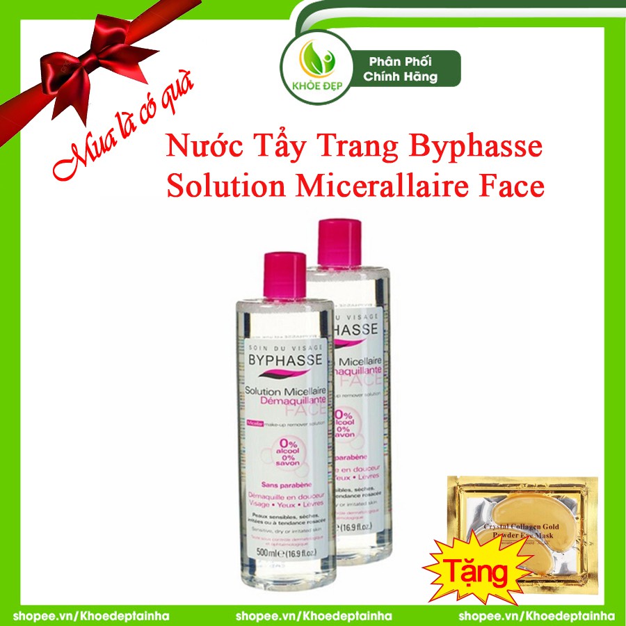 [ CHÍNH HÃNG ] Nước Tẩy Trang BYPHASSE SOLUTION MICERALLAIRE 500ml