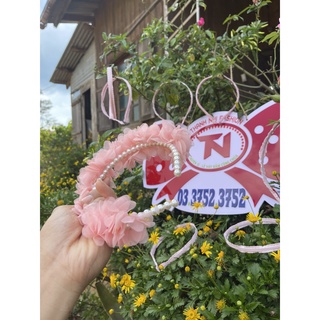 Cài Tóc Hồng Nhiều Hoa [Phu-Kien-Cai-Toc-TN002]