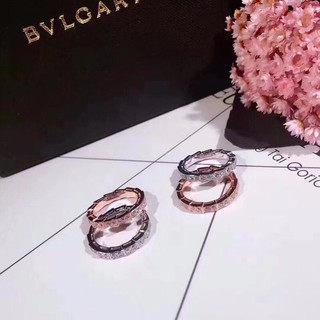 Nhẫn cưới mạ bạc hình rắn đính kim cương rồng