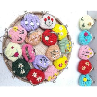 Set móc khóa thêu tay xinh yêu