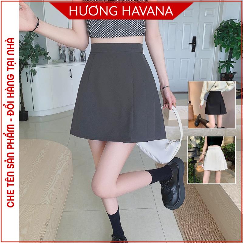 Chân váy xếp ly dáng váy công sở 3 ly thanh lịch  - hàng đẹp may kỹ FCV02