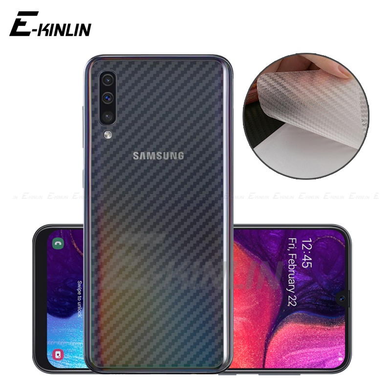 Set 5 Miếng Dán Sợi Carbon Cho Điện Thoại Samsung Galaxy A04 A04s A20 A30 A50 A60 A70 A80 A90 5G Kính