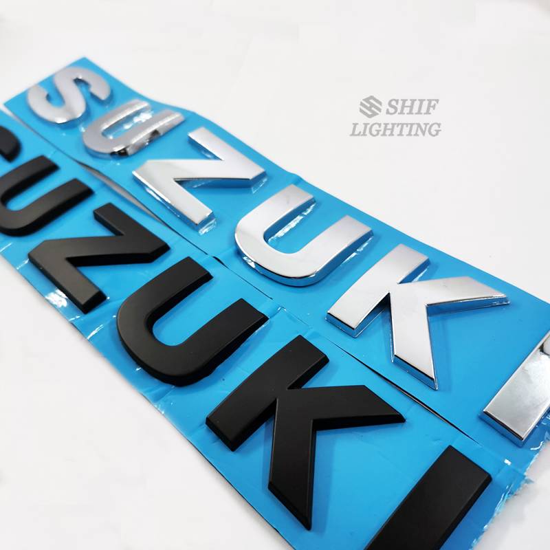 Miếng dán hình chữ Suzuki Every trang trí xe hơi
