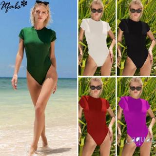 Jumpsuit Cổ Tròn Tay Ngắn