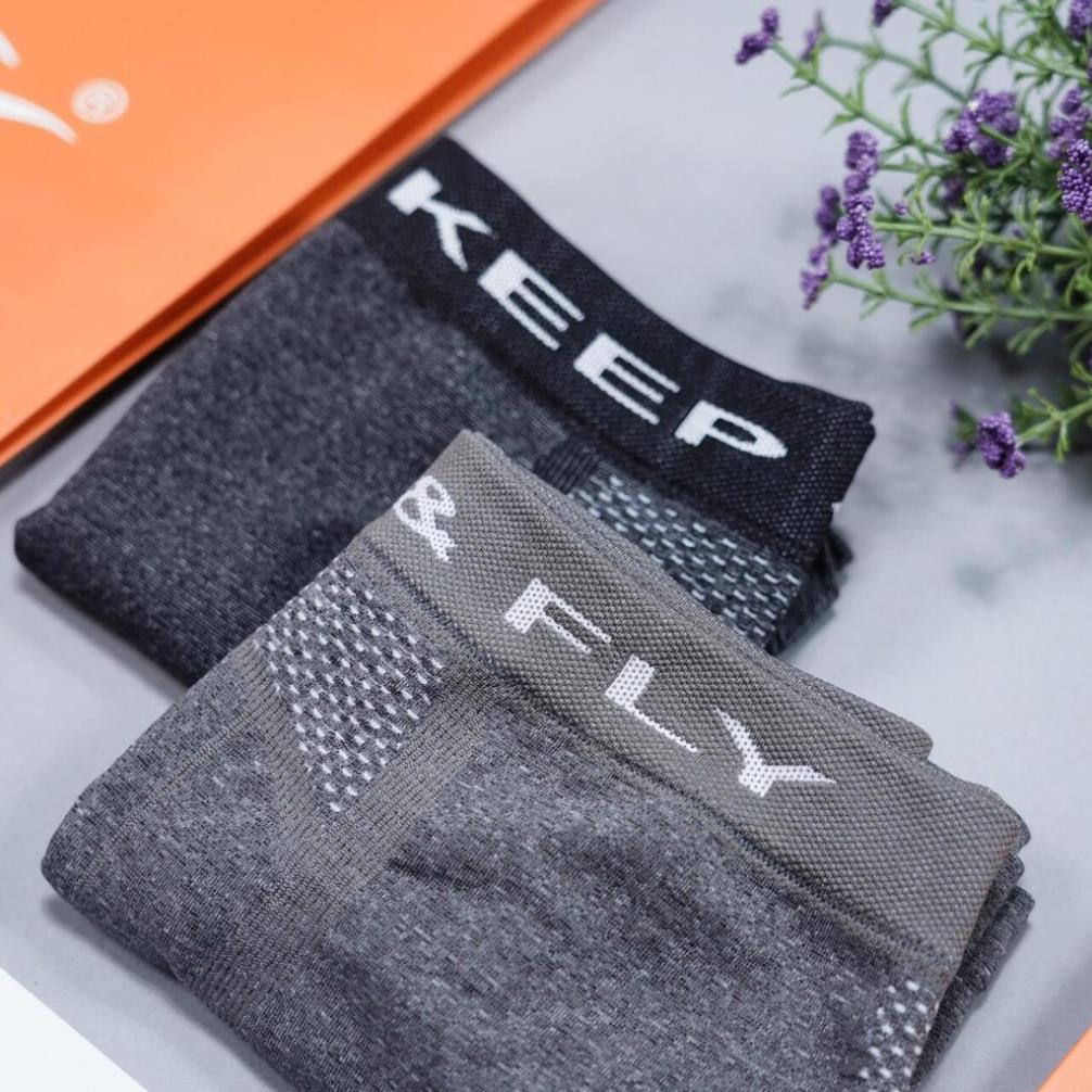 xả kho ĐỒ LÓT QUẦN SỊP NAM BOXER DÁNG ĐÙI CHẤT DỆT KIM CHÍNH HÃNG KEEP FLY CHUẨN *