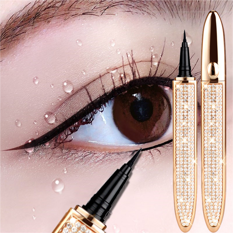 Bút kẻ mắt nước tự dính đầu mịn chống thấm nước sáng tạo