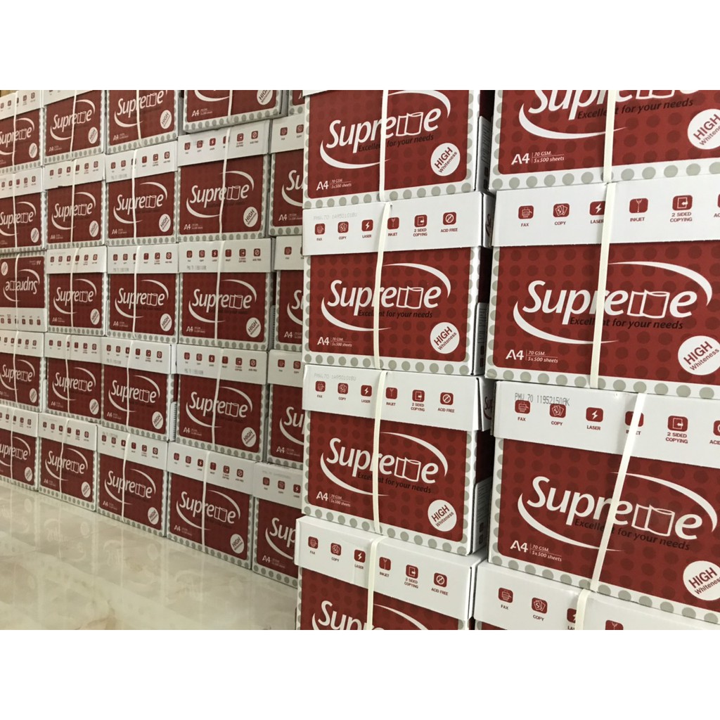 Giấy Supreme A4 ĐL70