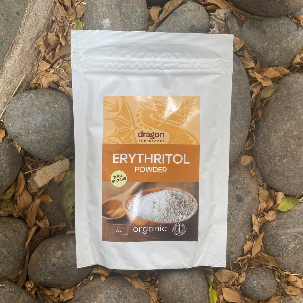 Đường ăn kiêng Erythritol hữu cơ zero sugar Dragon Superfoods 250g