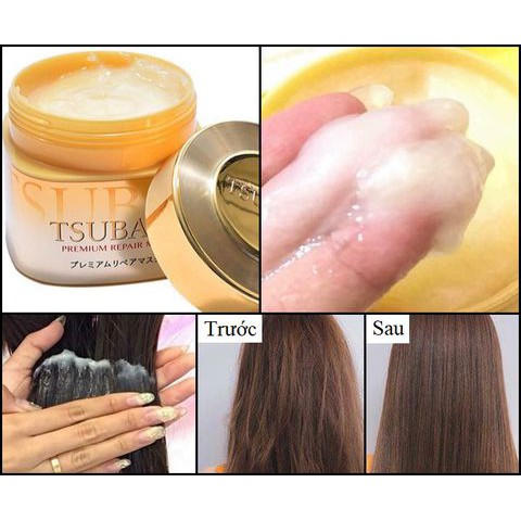 Mặt nạ tóc Tsubaki cao cấp phục hồi hư tổn 180g | BigBuy360 - bigbuy360.vn
