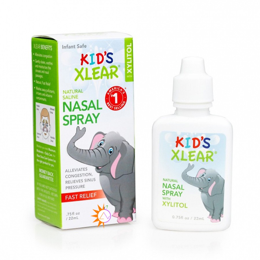 kid's xlear xịt mũi cho bé 22ml
