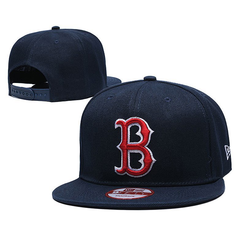 MLB Boston cap Red Sox plain sport Snapback Hiphop travel Trucker Owc9