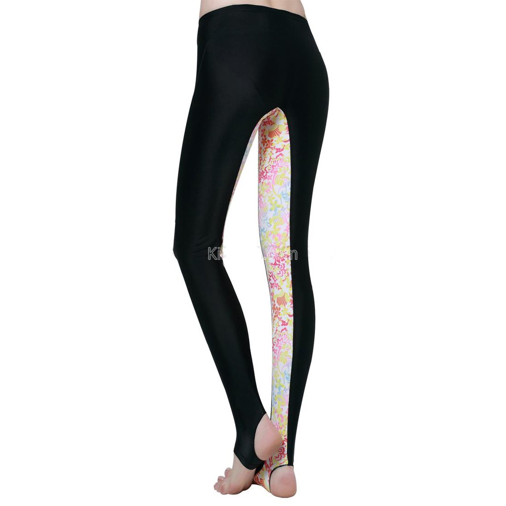 Quần Bơi Dài Tới Gót Nữ Sbart 809 Đen Hoa | BigBuy360 - bigbuy360.vn