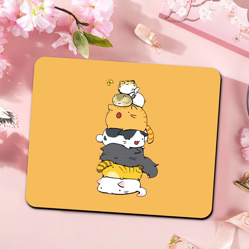 Miếng Lót Chuột Hình Animal Đáng Yêu Chữ Nhật Nhiều Mẫu Mới, In Sắc Nét ( 20 x 26 cm )