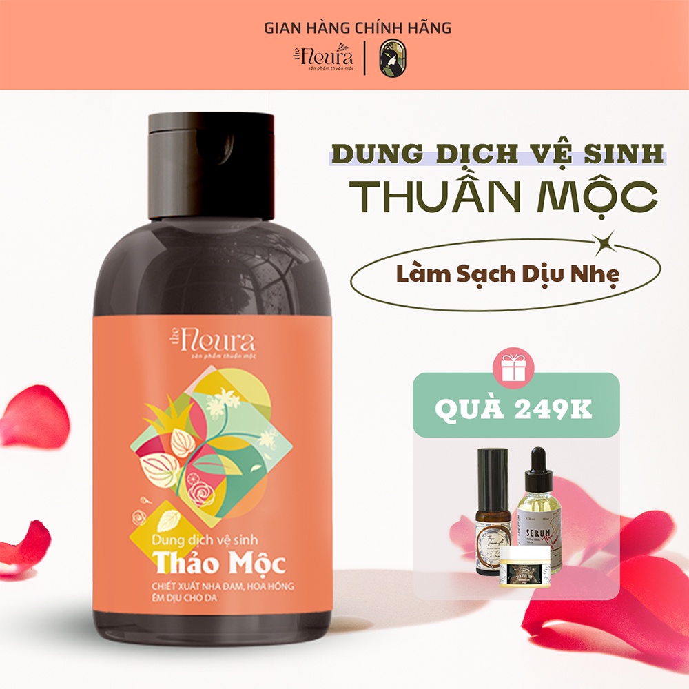Dung Dịch Vệ Sinh Thảo Dược The Fleura Nước Rửa Vệ Sinh Phụ Nữ An Toàn Cho Bà Bầu Khử Mùi Hôi Ngăn Nấm Ngứa