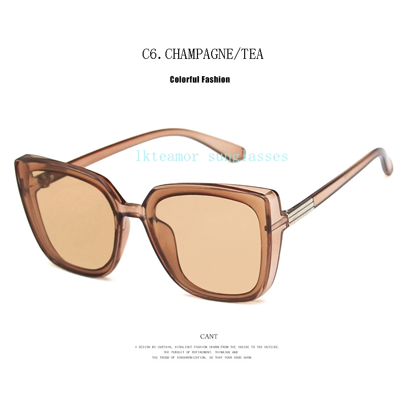 2021 New Square Sunglasses Women Brand Designer Big Frame Vintage Sun Glasses For Men UV400