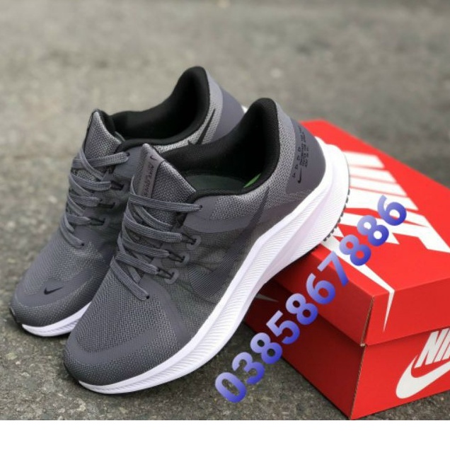 Giày Nike Running Quest 4 (2021) Xám Nam (M) [Auth - Chính Hãng - FullBox] SAIGONSNEAKER79STORE