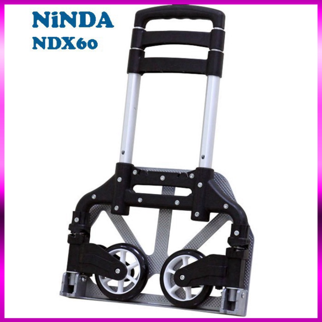 Xe đẩy hàng 2 bánh gấp gọn NiNDA NDX-60, Đẩy Hàng Tiện Dụng, Bảo Hành 2 Năm