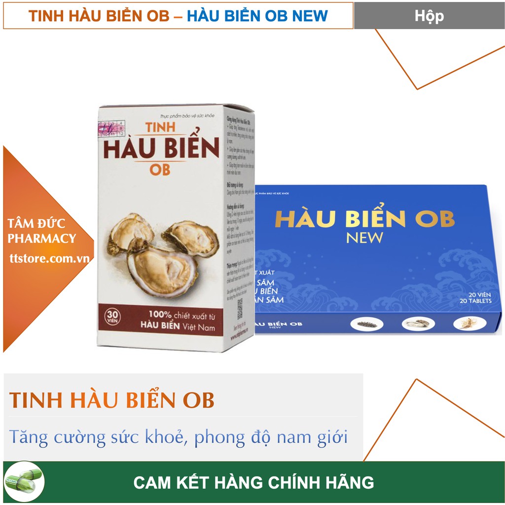 HÀU BIỂN OB NEW [H/20 viên] - TINH HÀU BIỂN OB [H/30 viên] - Tăng Cường Sinh Lý Nam, Kéo Dài Quan Hệ / Cuộc Yêu