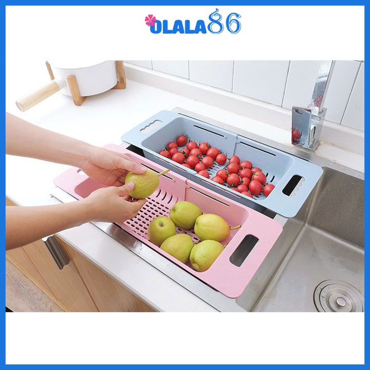 Khay gác , bộ rổ gác bồn rửa bát nhựa Việt Nhật cao cấp Olala 86