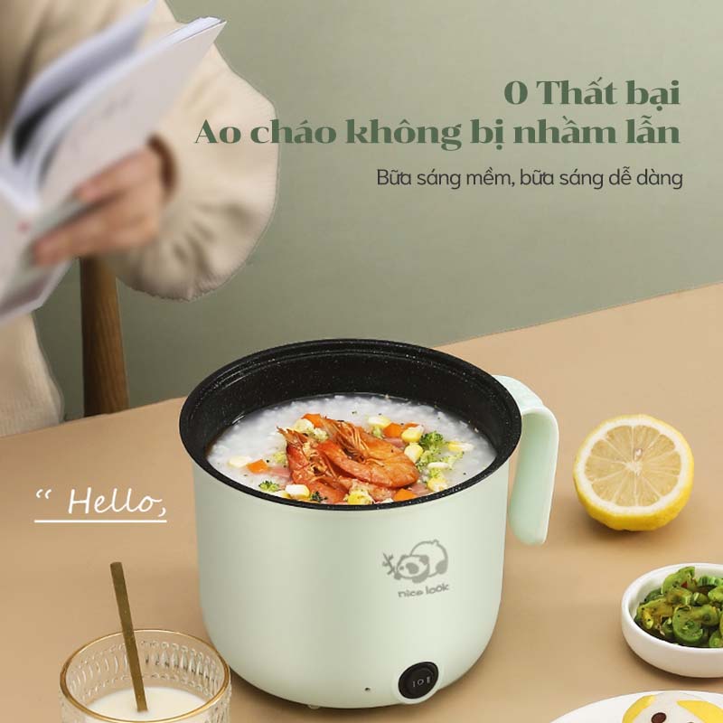 Multi-functional electric cooker mini electric cooker small electric cooker electric frying pan noodle cooker household small hot pot student dormitory pot