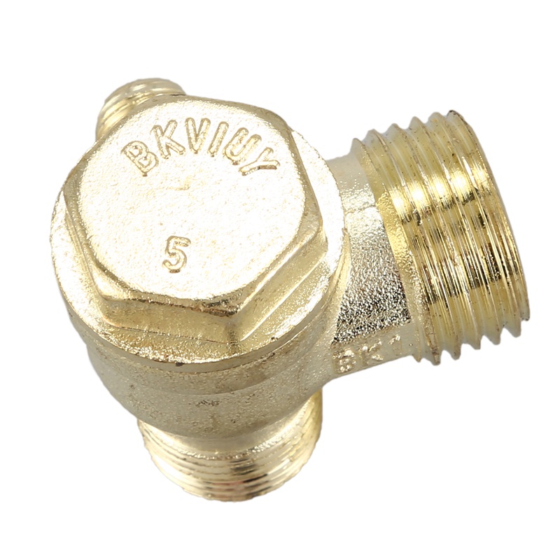 Van Kiểm Tra Máy Nén Khí 3 Chiều 2 / 5 &quot;3 / 8&quot; PT 1 / 2 &quot;PT