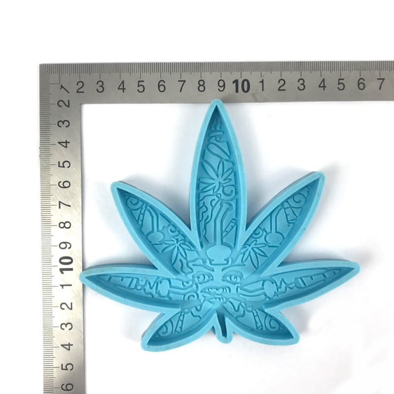 Khuôn Silicone Làm Đế Lót Ly Hình Chiếc Lá