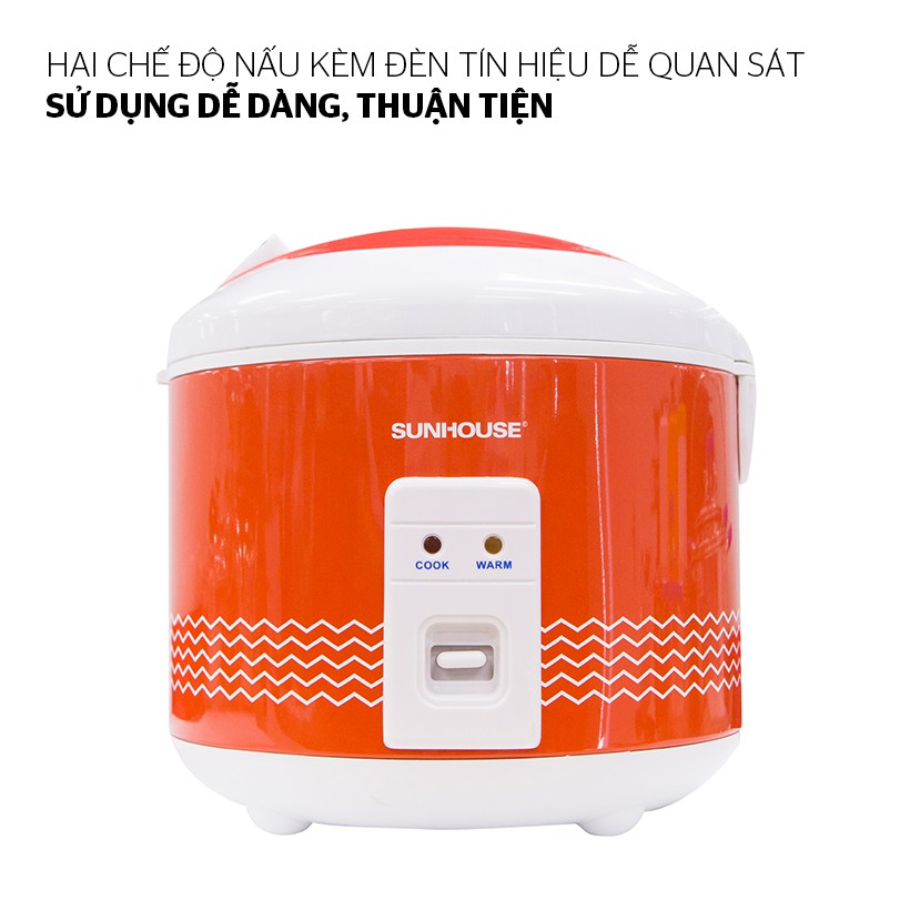Nồi cơm điện 1,8l SUNHOUSE SHD8600 | BigBuy360 - bigbuy360.vn