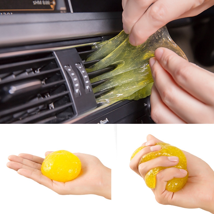 Keo mềm vệ sinh bụi bẩn ở lỗ thoát khí trong xe ô tô