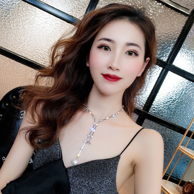 Vòng cổ Đính Đá Phong Cách Hàn Quốc Thời Trang Cho Nữ