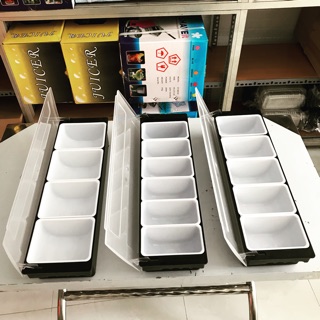 Khai đựng toping cao cấp 4-5-6 ngăn