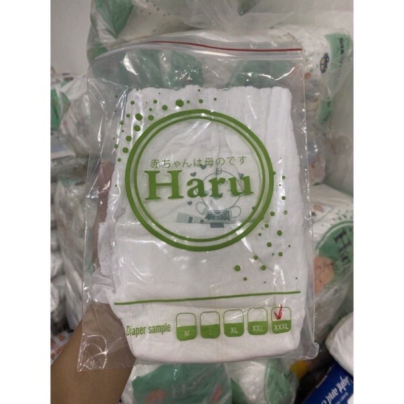 Tã/Bỉm quần/dán HARU size S/M/L/XL/XXL/XXXL/XXXXL