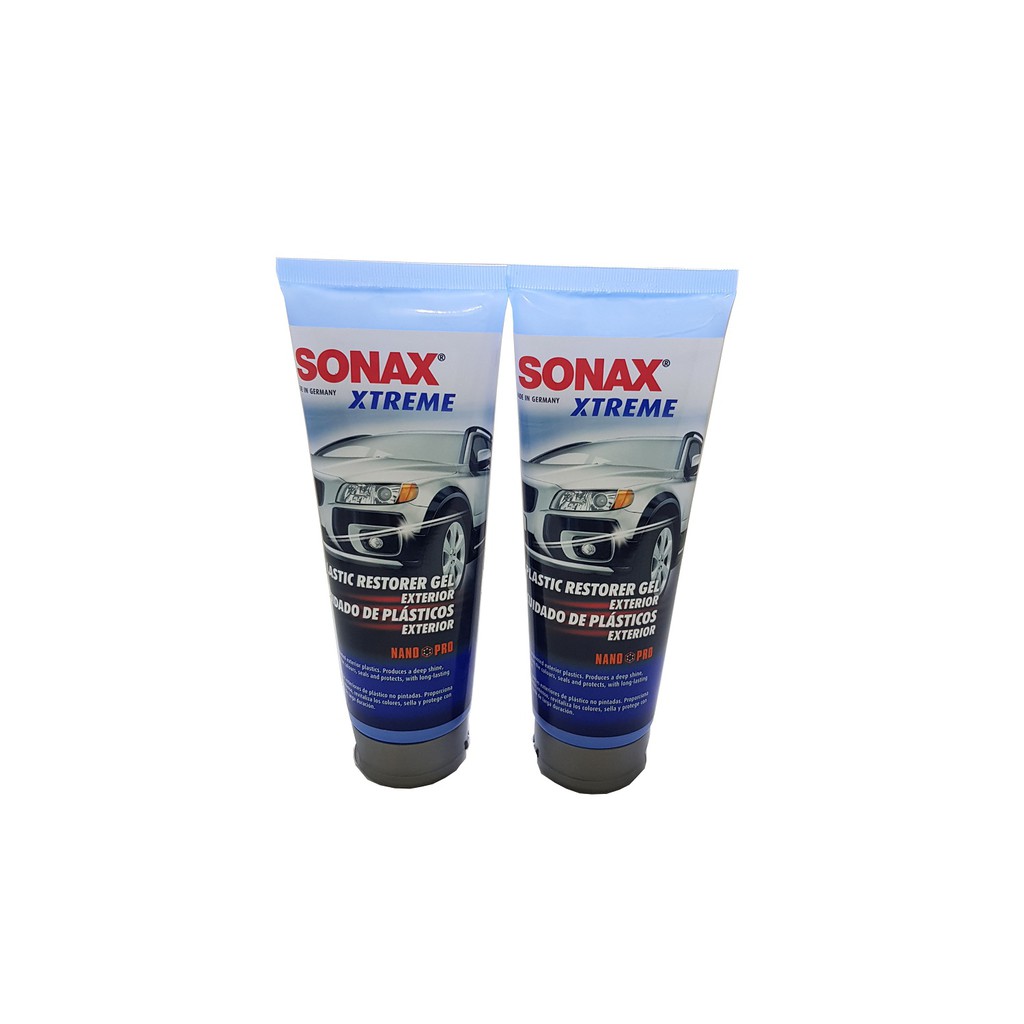 GEL NANO BẢO DƯỠNG VÀ PHỤC HỒI NHỰA KHÔNG SƠN SONAX XTREME PLASTIC RESTORER GEL 210141 250ML