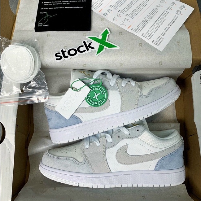 [kèm Video Thật] Giày Jordan Paris JD1 Cổ Thấp Gót Xanh, Giày Jordan 1 Low Thấp Cổ Nam Nữ bản đẹp 2021