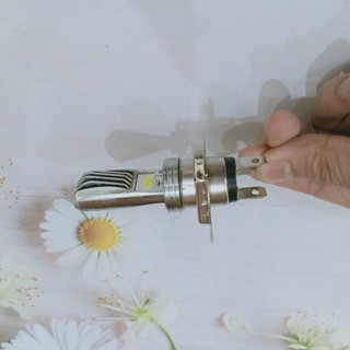 Đèn LED 2 tim tản nhiệt dọc siêu sáng - A440