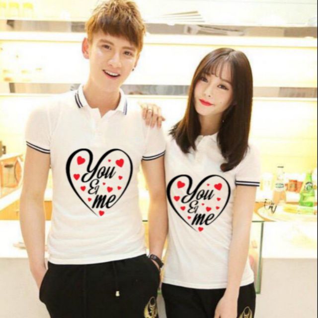Áo đôi cổ trụ siêu rẽ(1 cặp)