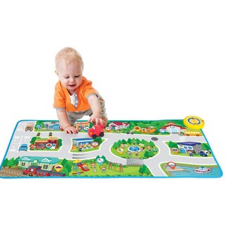 Thảm chơi cho bé mô hình đua xe có nhạc đường phố âm thanh phương tiện giao thông Winfun 001288NL - phát triển trí tuệ