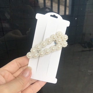 COMBO 100 TAG GẮN KẸP TÓC, (Kẹp Xoắn, Đính ngọc, Thời trang) size 6x11cm (Hàng có sẵn)