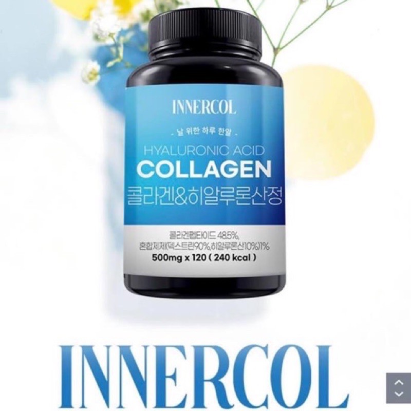 VIÊN UỐNG COLLAGEN ĐẸP DA INNERCOL HÀN QUỐC 120 VIÊN