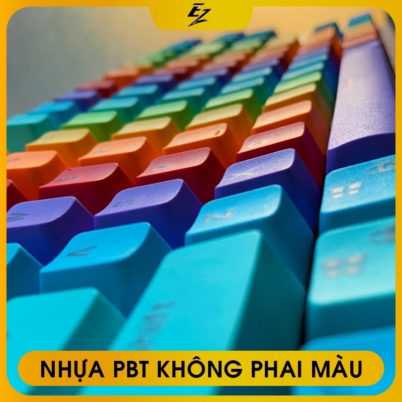 KEYCAP XUYÊN LED BY EZPC [ Rainbow Full hồng ] | BigBuy360 - bigbuy360.vn