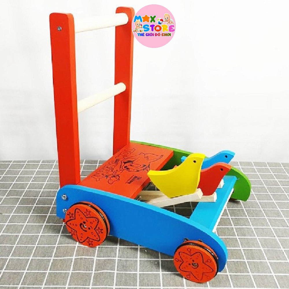 Xe Gà Tập Đi Em Bé Vàng Cho Trẻ Từ 10-16 Tháng Tuổi - Giao Mẫu Ngẫu Nhiên
