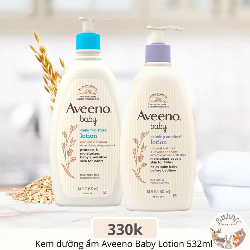 Kem dưỡng toàn thân cho bé Aveeno Baby 532ml