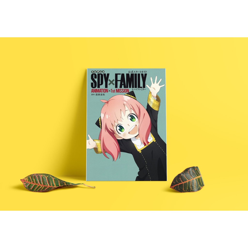 Set tranh dán tường ngẫu nhiên Anime Spy x Family Anya TSHIRT-HOLIC Poster