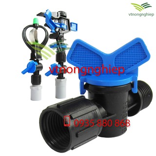 10 van chỉnh nước gắn béc tưới ren 21, VR-21