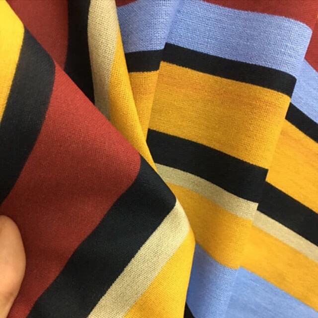 Vải linen sọc